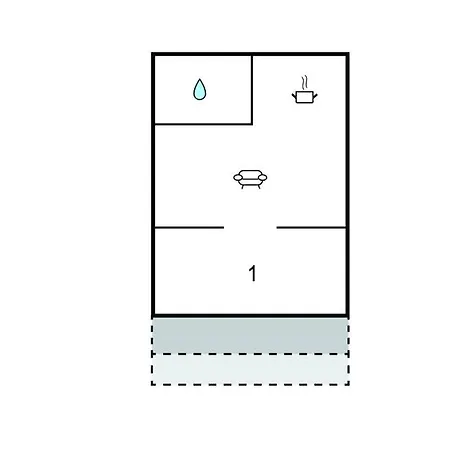 1 Bedroom Beautiful In Feriehus *
